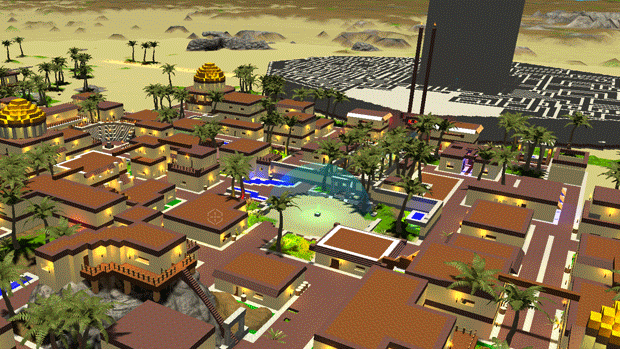 real user-generated dreamworlds, more than 4.3MM voxel objects created!