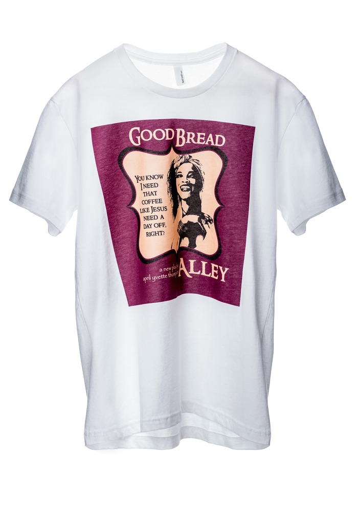 Our Fabulous New T-Shirt Design by Bruce Nevad on Black or White T-shirt