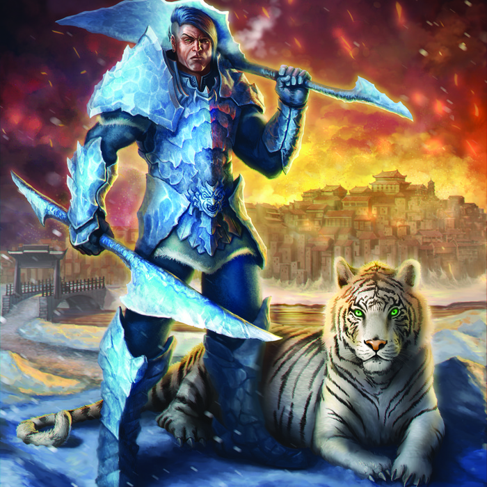 This is not artwork for the promo. It's just so cool, though, how could we not post it?! This beast is Shinigami Horigome, a new enforcer within Pi Tui's army.