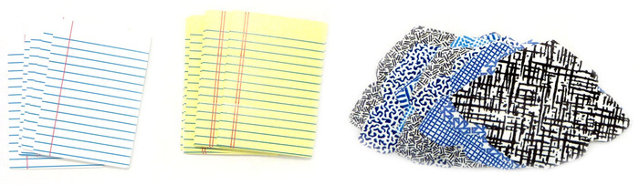 Miniature lined stationery for legal notes, or homework, or...? And security envelopes for secret missives!