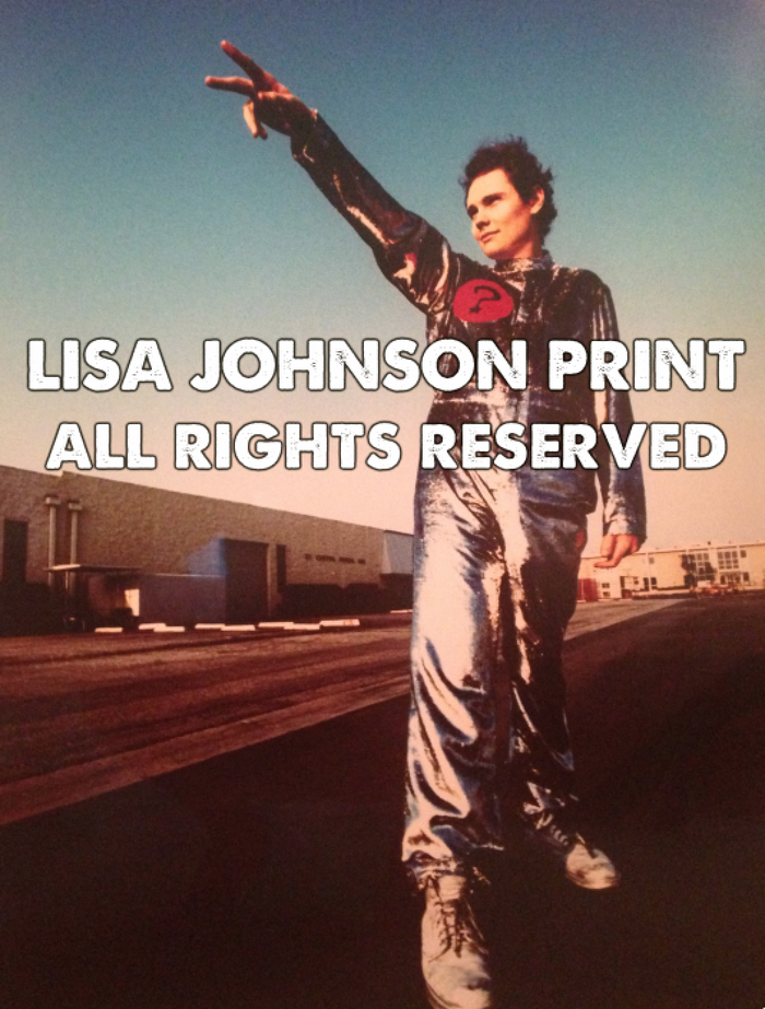 BILLY CORGAN - Silver Suit - Lisa Johnson Rock Photographer