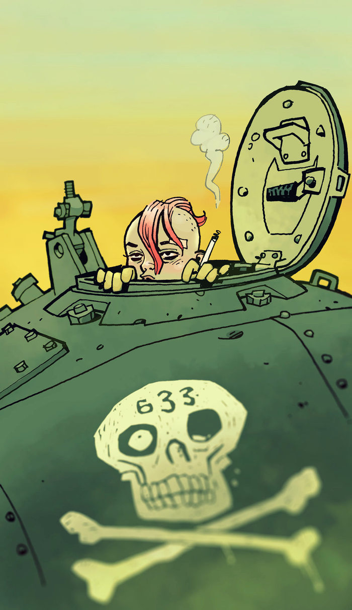 Tank Girl by project artist Philip Bond