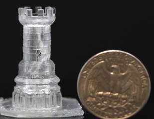 FSL Clear Resin, clearly see the stairs and double helix inside now