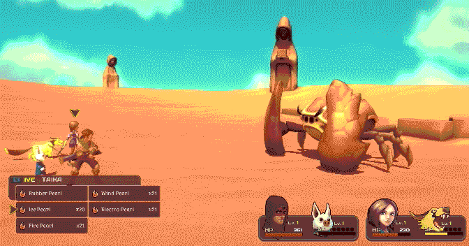 Enemies change states during combat!