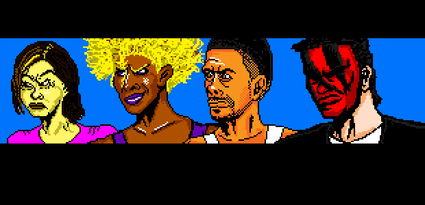 Fight through a rogues gallery