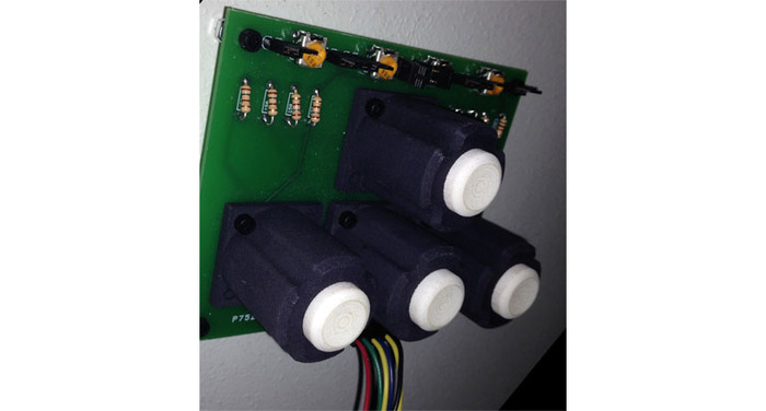 Our first proof of concept prototype using IR sensors