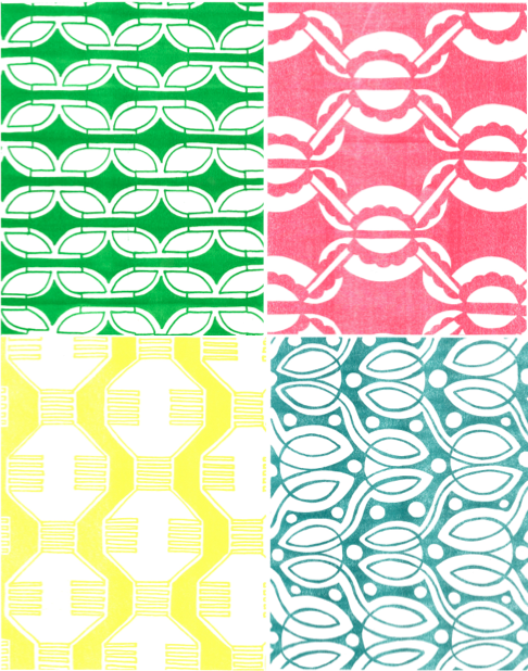 Choose from any 11x14 printed artwork: clockwise from top left- Possibility, Blossom, Magic, Benna