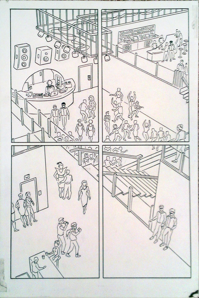 Original art from SCHMUCK by George Jurard, offered as a reward.