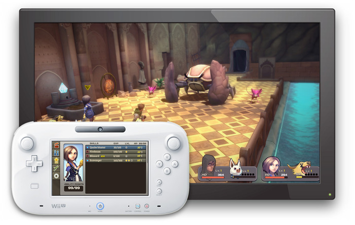 Example of Wii U GamePad implementation