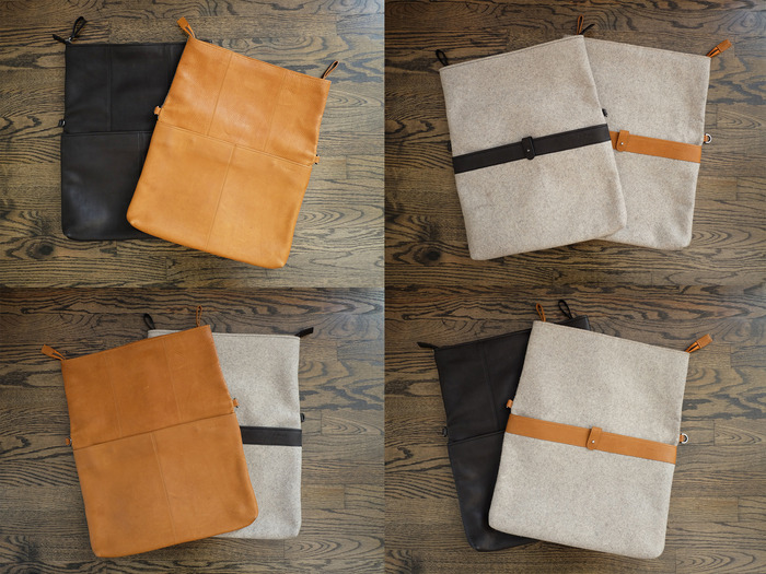 Messenger Bag 13 with Flap Open