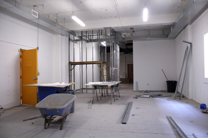The site, under construction