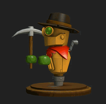 Rusty of SteamWorld Dig