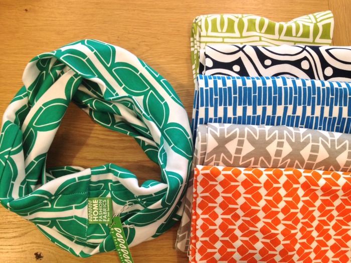 Infinity Scarves in each Emerald City fabric