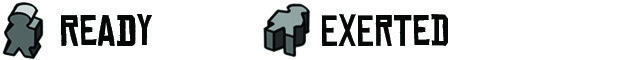 Labor actions require you to exert your ready miner or allow you to ready your exerted miner(s).
