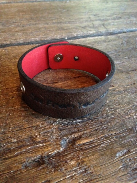 Beautiful leather cuff