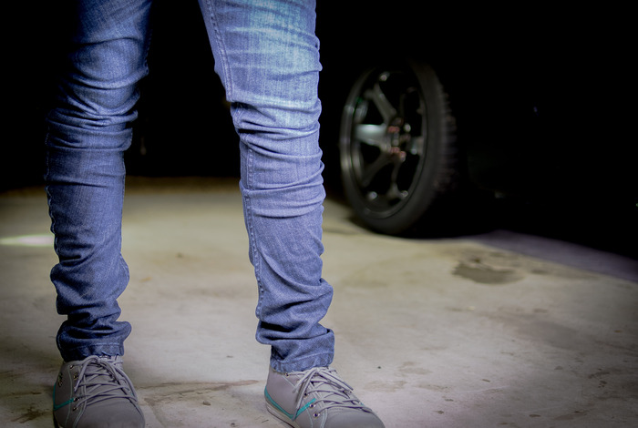 Shadow Jeans shown
