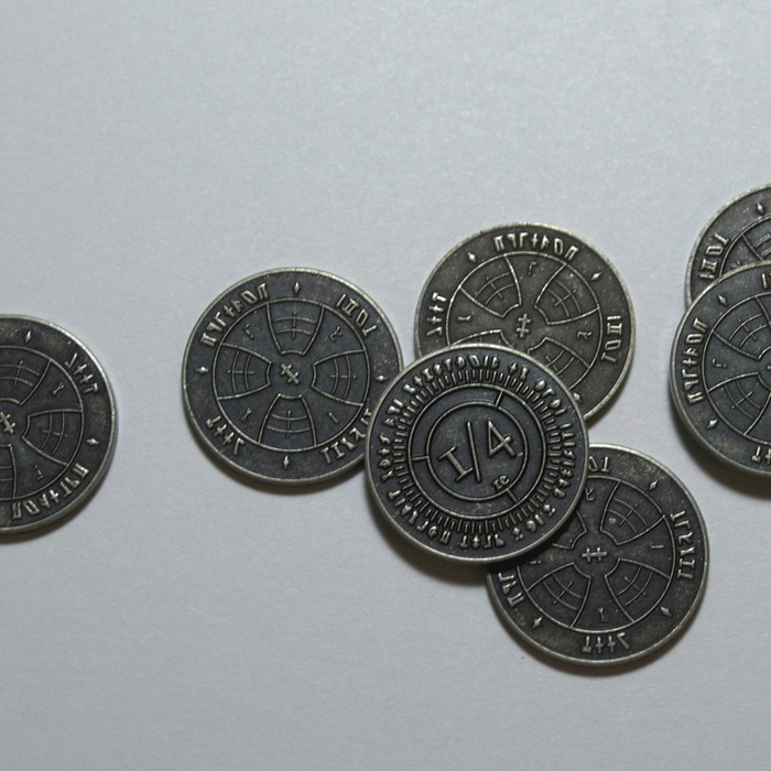 1/4 Denomination, Alignment Runes coins - Stretch Goal