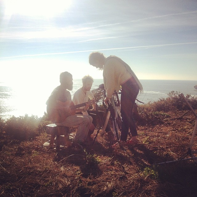Filming the kickstarter vid