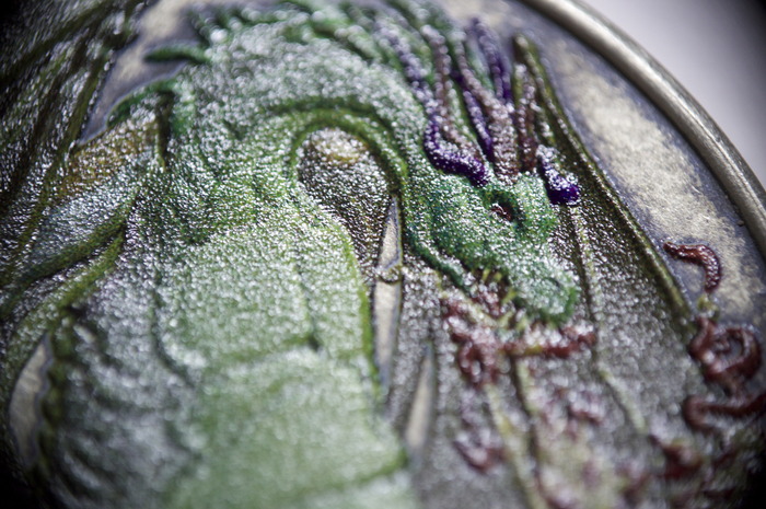 Color Fire Dragon, detail