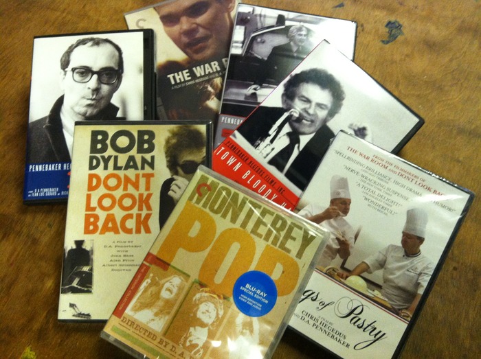 A Few of the DVDs that Chris and Penny Are Signing