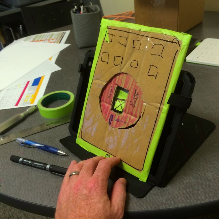 Early hand made prototype (Portrait)