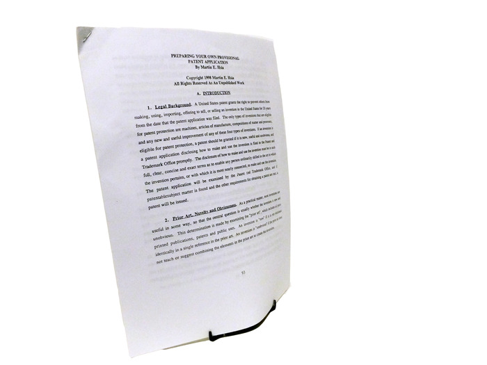 The front face of paper being held up is 75°