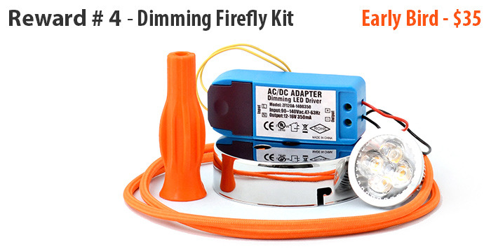 Orange LED kit shown (one of four colour choices)