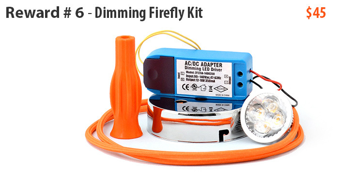 Orange LED kit shown (one of four colour choices)