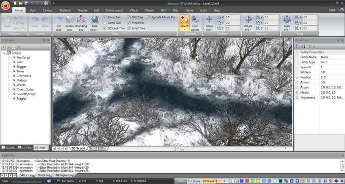 Play with variety of textures and texturing options
