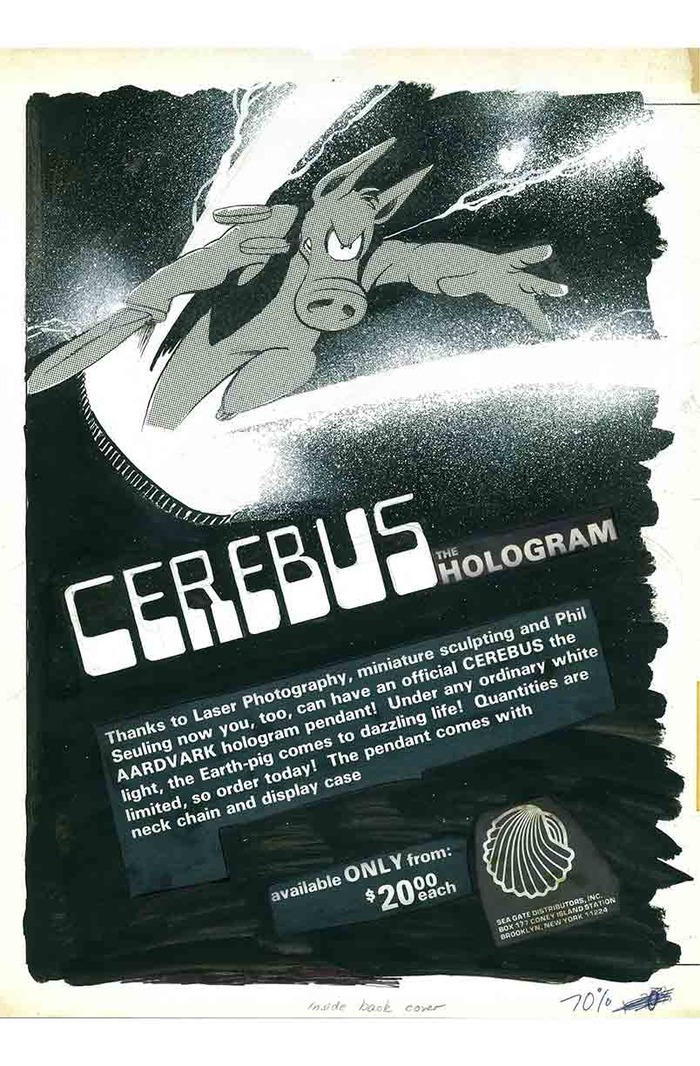 6. CEREBUS THE HOLOGRAM PENDENT