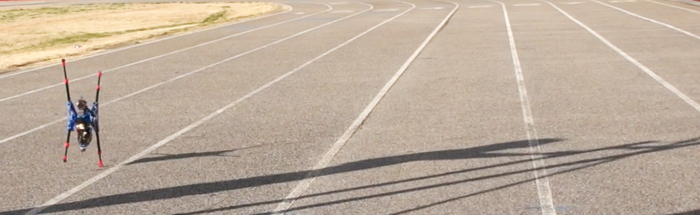 OutRunner prototype at the race track