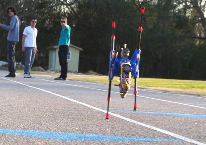 OutRunner prototype crossing the finish line