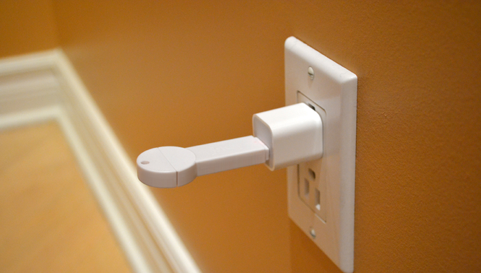 bKey charging through an A/C wall adapter