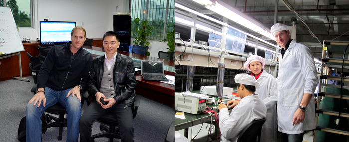 Working with our talented team in Shenzhen