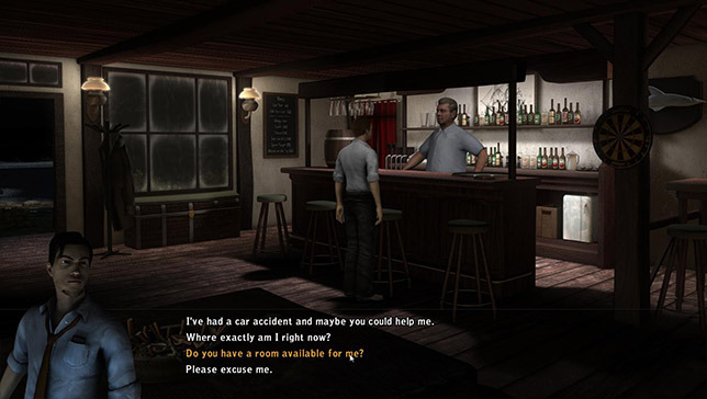 Classic dialogues in Oak Island