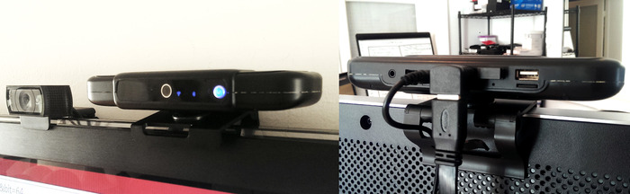 Testing first TVPRO prototype against Logitech HD webcam