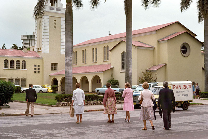 Missionaries go to Church, Guatemala City, Guatemala 1978