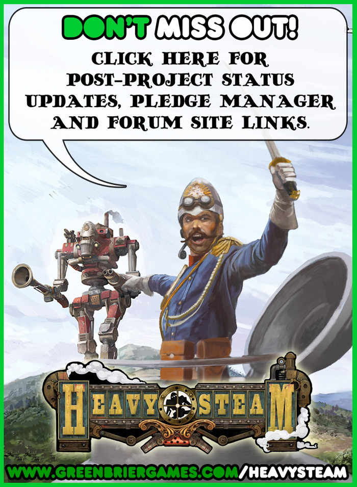 Heavy Steam: Post Campaign Details