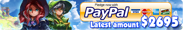 Pledge through Paypal