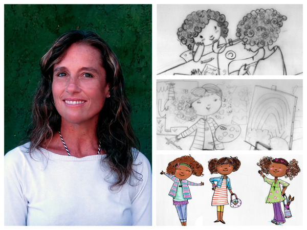 Nathalie Beauvois, illustrator of Kiley's Purple Hat