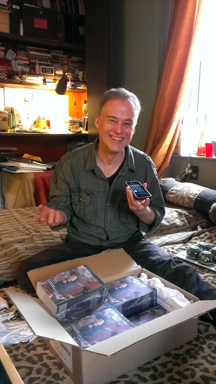 And who would interrupt this magical moment with a phone call? My amazing editor, Steve Susoyev, who so lovingly shepherded this project through the printing process. Thanks Steve. Thanks Delilah. Thanks Lizbeth. You created a truly beautiful work.