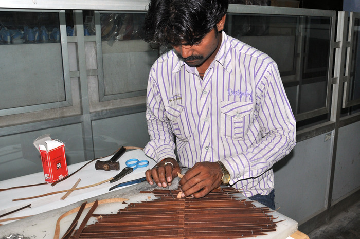 Factory craftsman weave TRMTAB's first samples