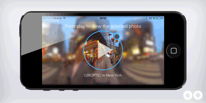 Use your mobile or tablet to fully experience 360cam immersive content. Available for iOS & Android