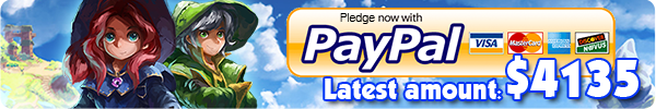 Pledge through PayPal