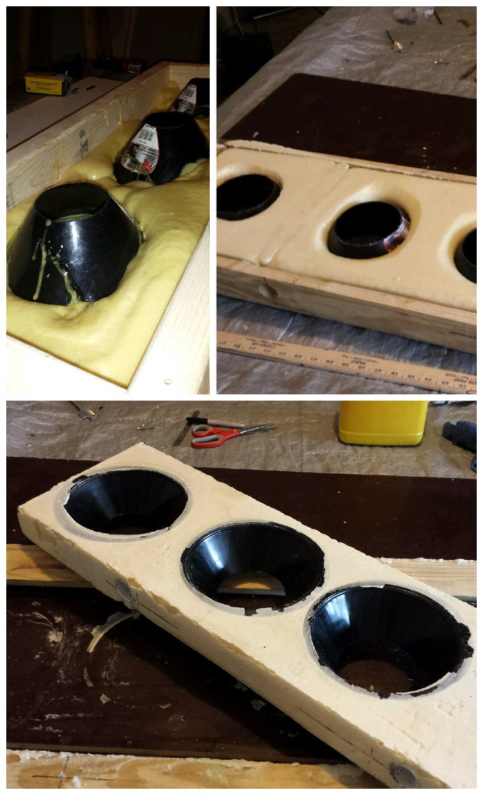 Rigid foam manufacturing process