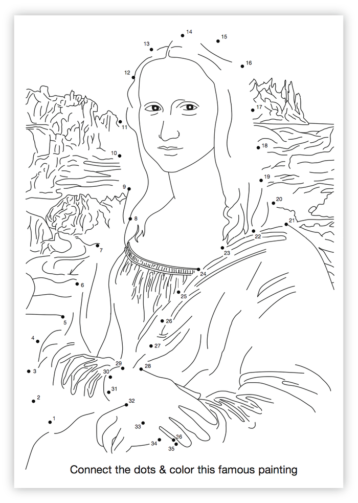 Step into da Vinci’s shoes to finish and paint the Mona Lisa
