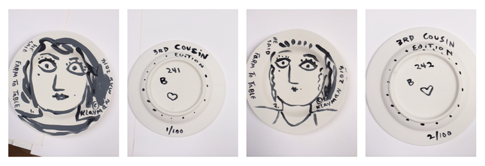 3rd Cousin Commemorative Plate Rewards being produced. © Toby Klayman 2014