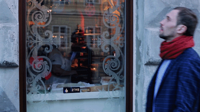 Entice a passerby to enter your store