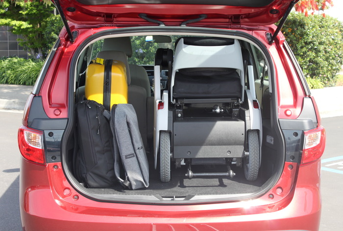 WHILL is compact enough to fit in a car