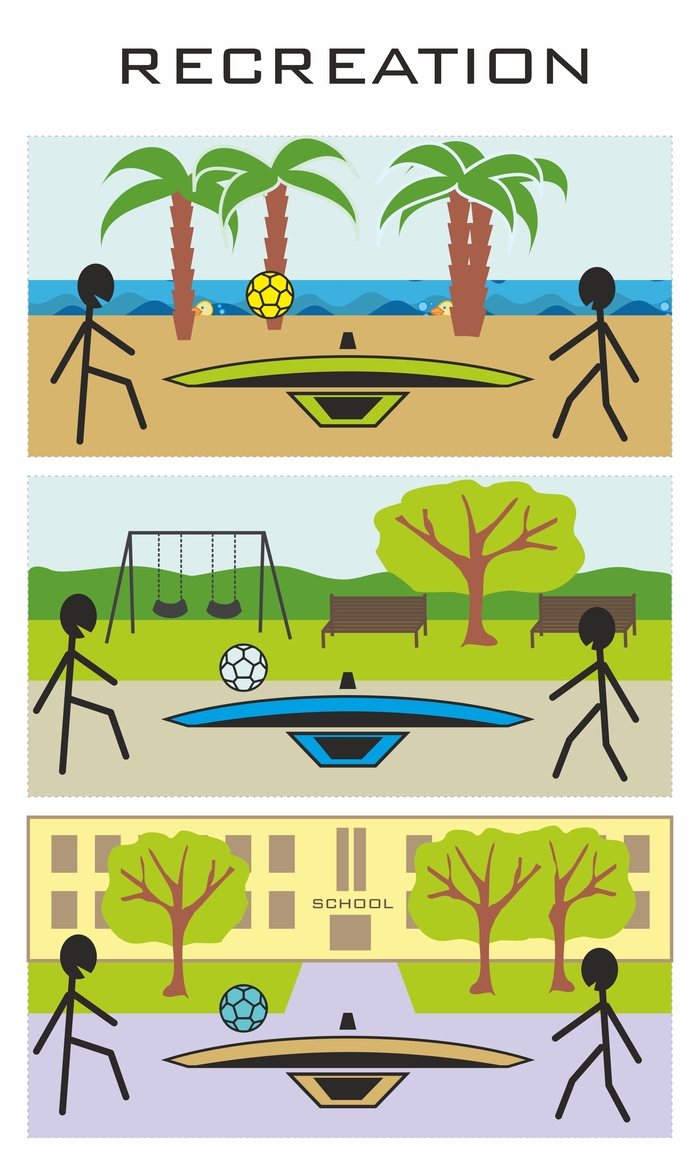 Teqball - Beach / School / Hotel / Park / Garden
